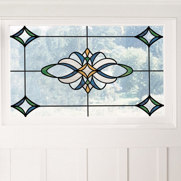 Lark Manor Stained Glass Window Decal & Reviews Wayfair